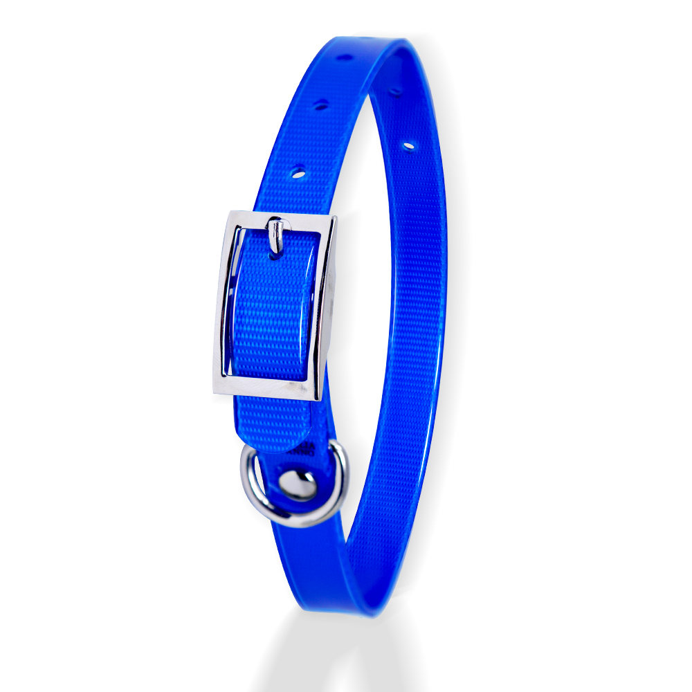 COLLARE PICC TAGLIE BIOTHANE BLU